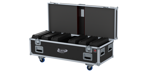 Santosom Projector Flight case PRO, 6x ELATION PALADIN Panel