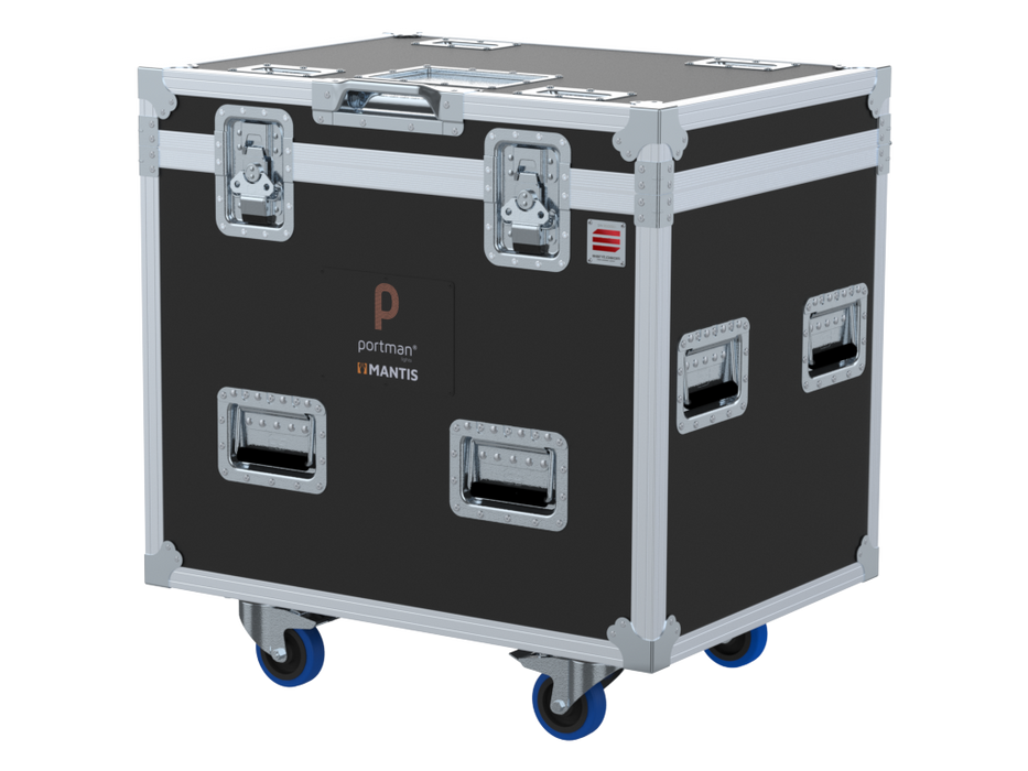 Santosom Projector Flight case PRO, 3x Portman Mantis