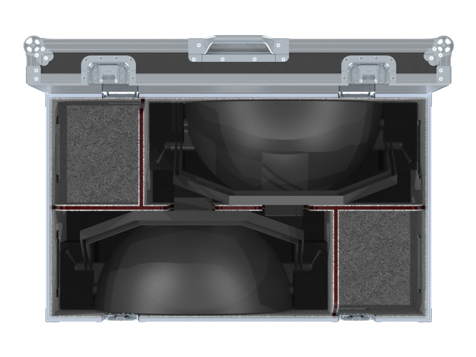 SANTOSOM Projector Flight case PRO, 2x Admiral Vintage Luminaire 53cm