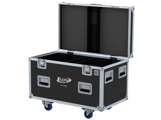 Santosom Projector Flight case PRO, 4x ELATION KL Panel (clamps on + access.)