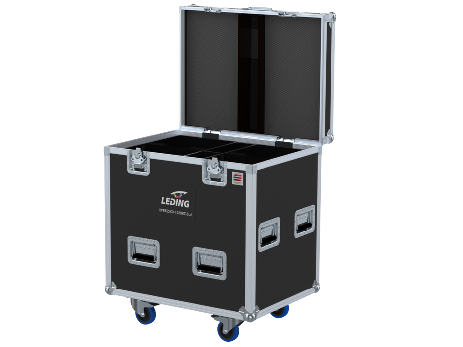 Santosom Projector Flight Case PRO, 4x Leding XPRESSION 250 RGBLA