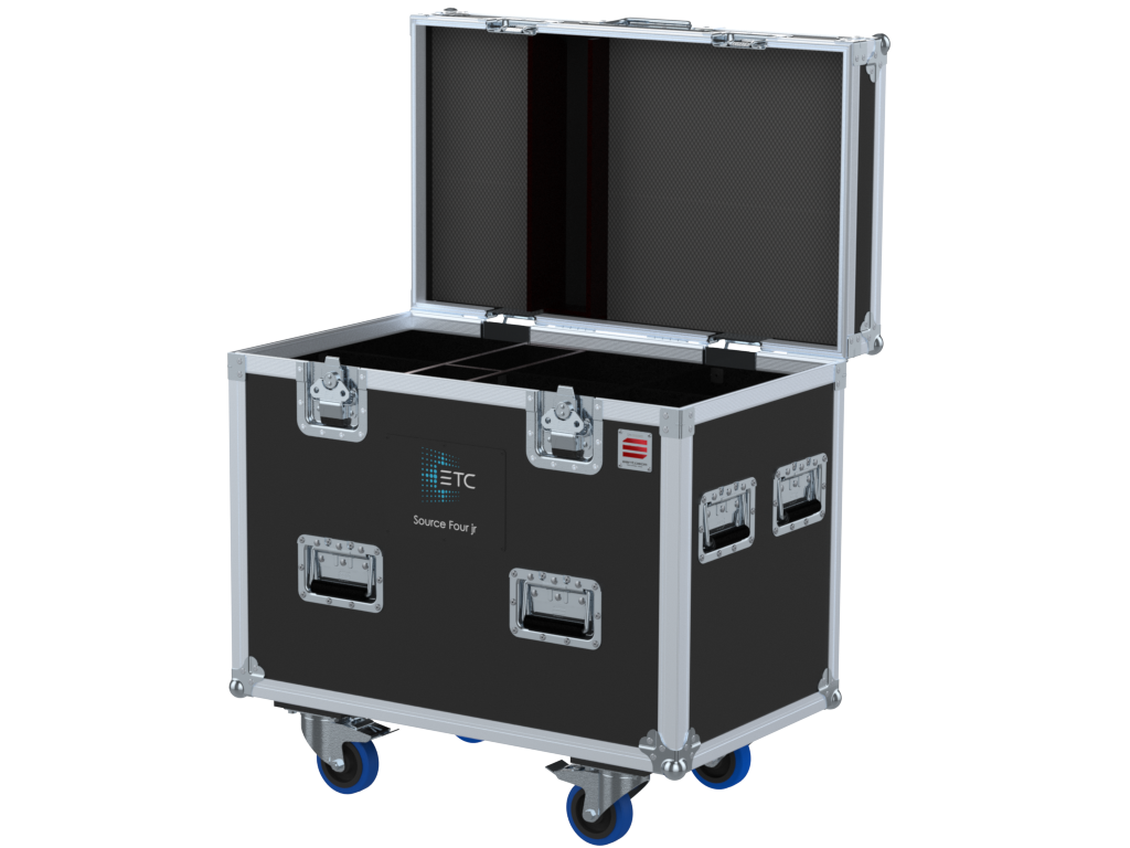 Santosom Flight case PRO-3, 6x ETC Source Four jr + access.