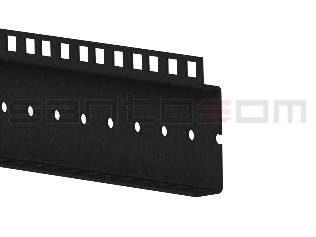 Adam Hall Hardware Heavy Duty Double Rack Strip 44U