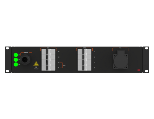SANTOSOM 19" ML RACK Rack Power Distro, 32A 5P IN/ 1 OUT Bucim + Shuko