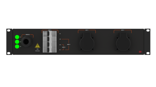 SANTOSOM 19" ML RACK Rack Power Distro, 32A 5P IN/ 1 OUT Bucim + Shuko