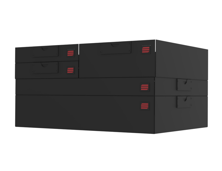 PLASTIC CASES WATERPROOF CASE Plastic case LW (538x405x250+190-60 53lt) with wheels