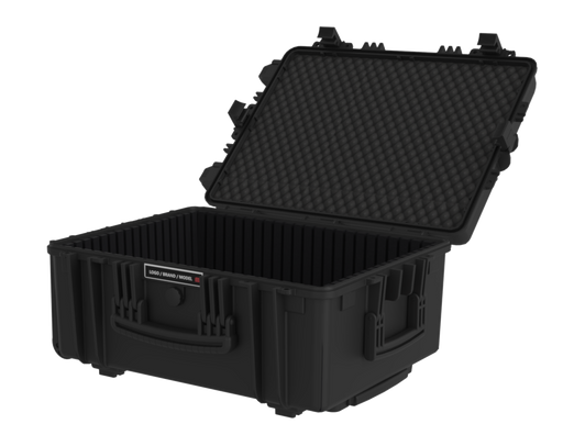 PLASTIC CASES WATERPROOF CASE Plastic case LW (538x405x250+190-60 53lt) with wheels