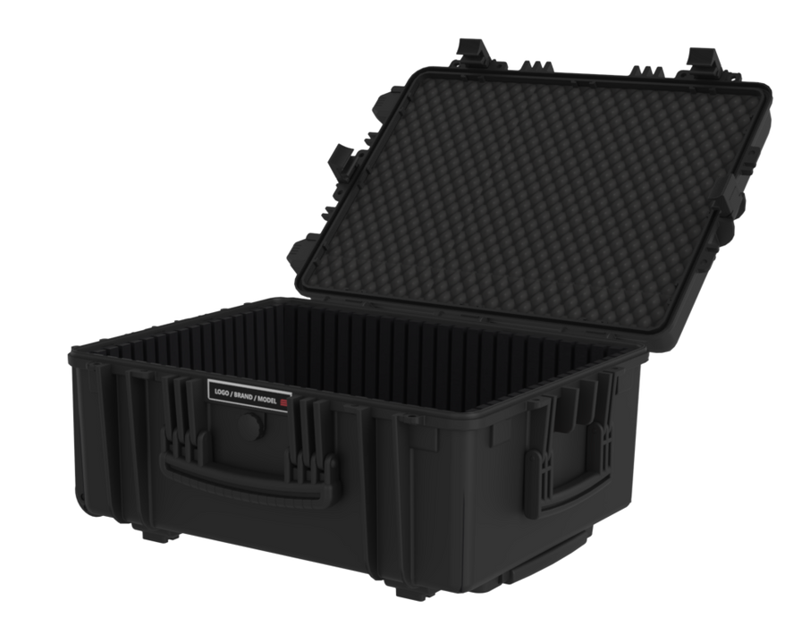 PLASTIC CASES WATERPROOF CASE Plastic case LW (538x405x250+190-60 53lt) with wheels