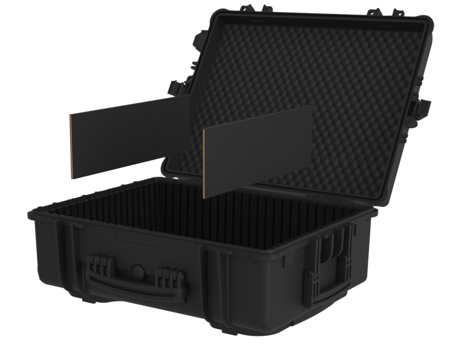 PLASTIC CASES WATERPROOF CASE Plastic Case PX-2, 260 Series, V.580, Partitions 400