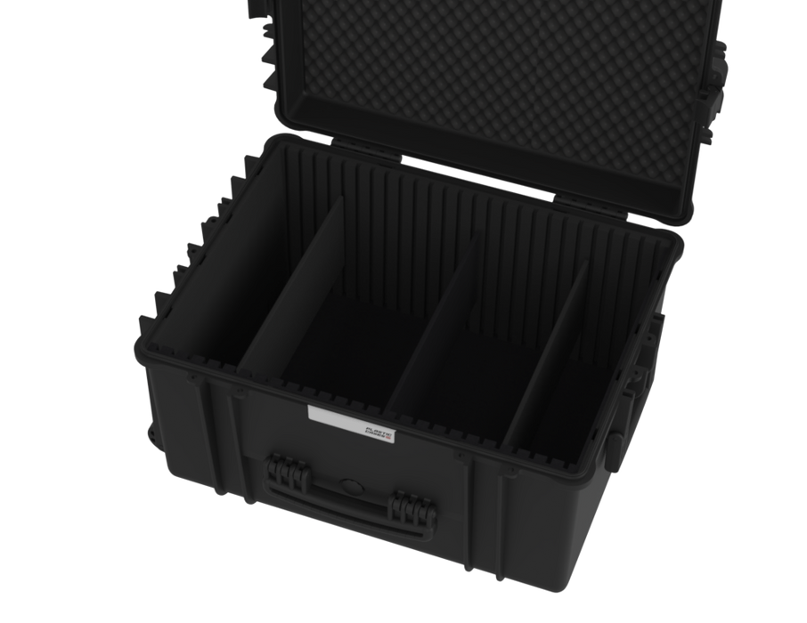 PLASTIC CASES WATERPROOF CASE Plastic Case PX-2, 370 Series, V.670, Partitions 400