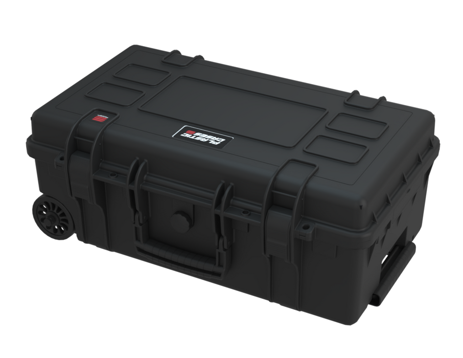 PLASTIC CASES WATERPROOF CASE Plastic case LW (520x285x205+55-30,3lt) with wheels