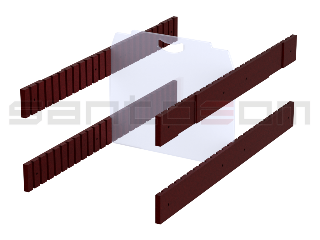 Santosom Accessory Dividing Wall Rail W For ML 160