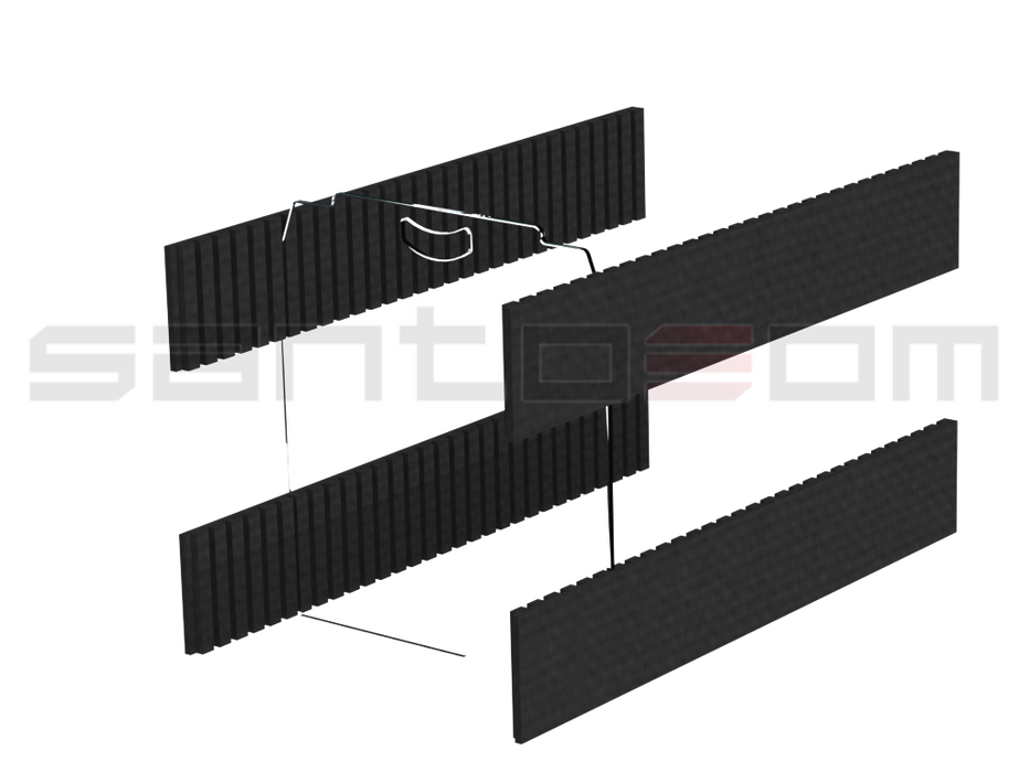 Santosom Accessory Dividing Wall Foam For Ml 94