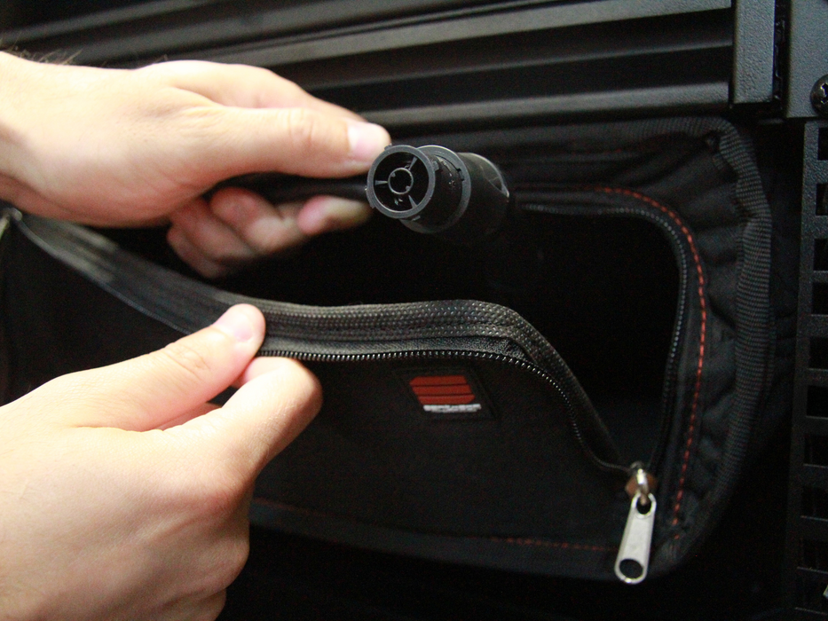 SANTOSOM Bolsa para raíl de rack, 2Ux110