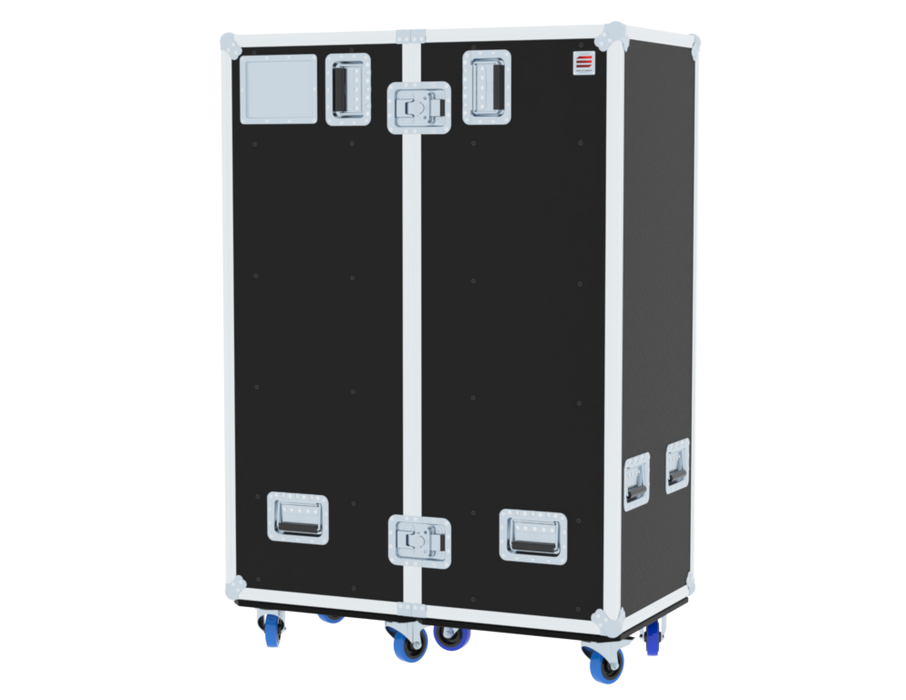 SANTOSOM Road case RDC 2 serie 160, 16 Draw + 2 Tray: 2,4,4,4,1,5,5,6