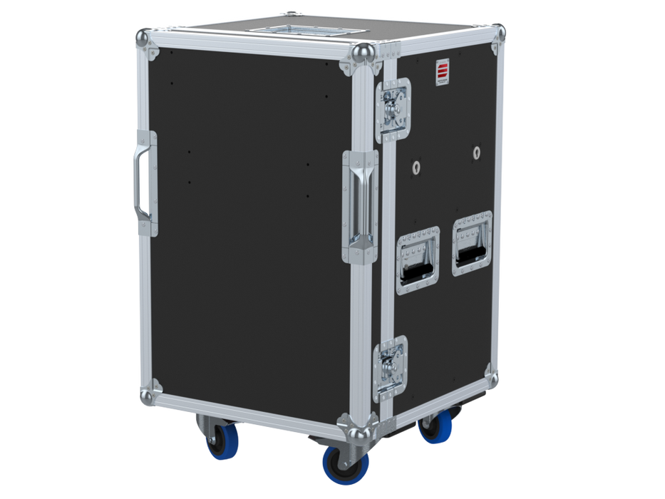 SANTOSOM Roadcase Serie 100, 16U 6 drawers: 2, 2, 2, 3, 3, 4U