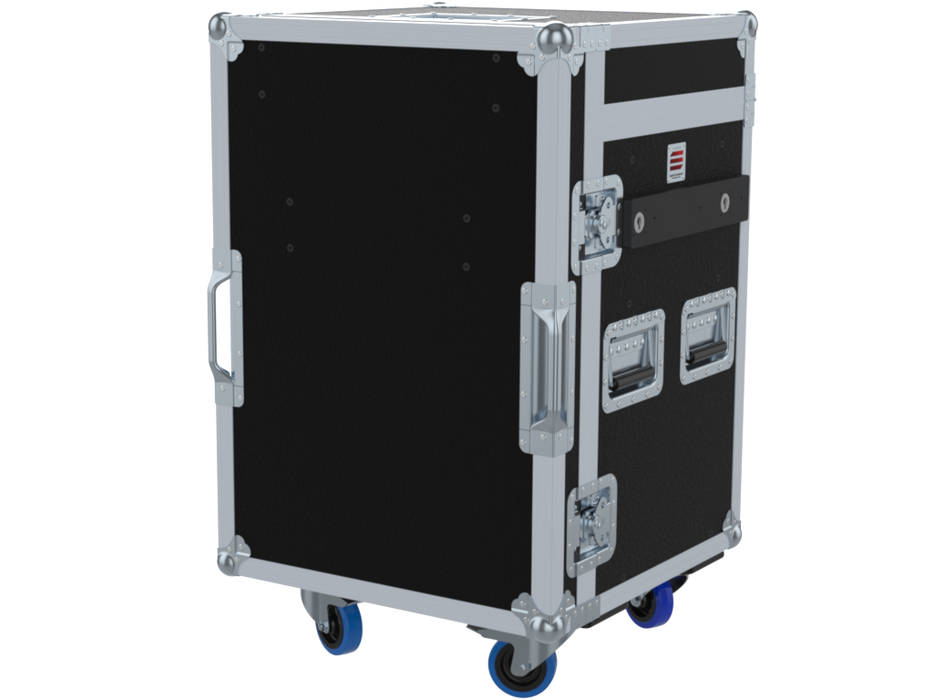 SANTOSOM Roadcase Serie 100, 14U 4 drawers: 3, 3, 3, 5U
