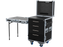 SANTOSOM Roadcase Serie 100, 14U 4 drawers: 3, 3, 3, 5U