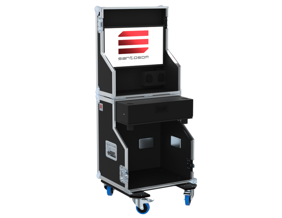 SANTOSOM Flight case PRO, Regie 1 Monitor 24"