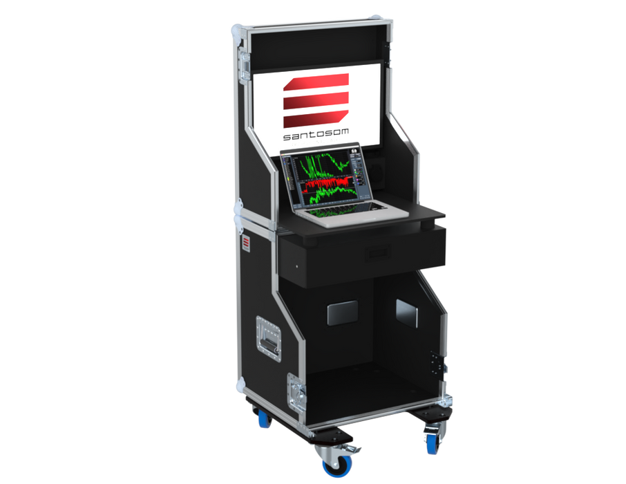 SANTOSOM Flight case PRO, Regie 1 Monitor 24"