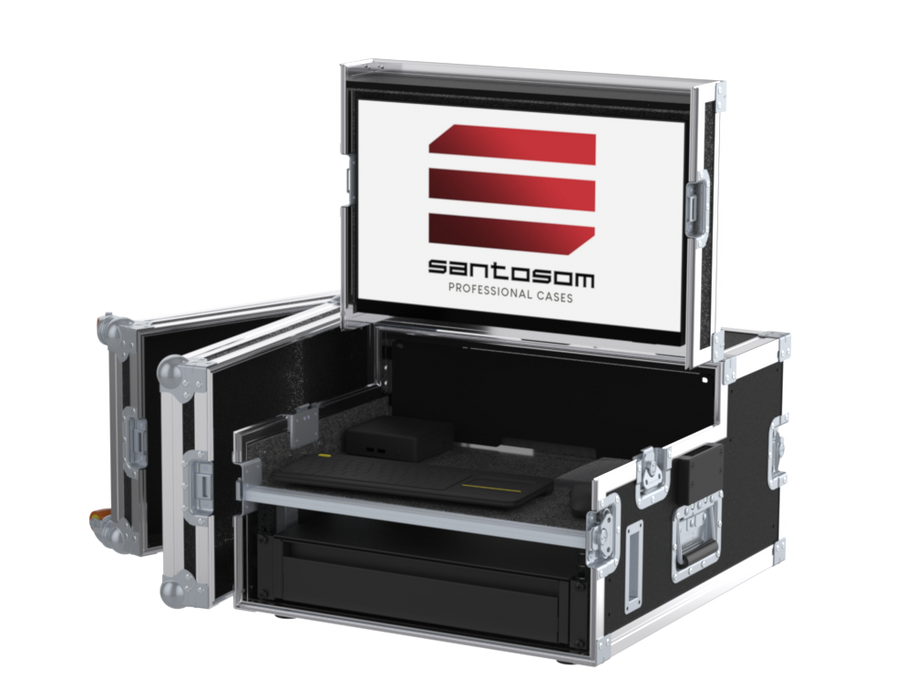 SANTOSOM Video Production Controller+LCD+19" 3U Regie RG-40, Video Controller + LCD, 3U