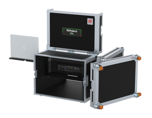 SANTOSOM Roland VR-4HD+LCD+19" 3U Regie RG-40, Roland VR-4HD + LCD, 3U