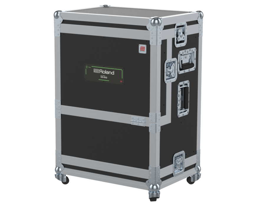 Santosom Flight case Regie 4, Roland VR-4HD+LCD+19" 3U