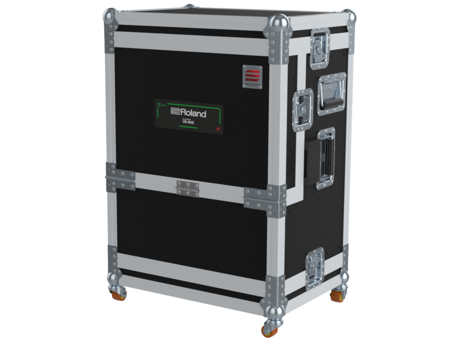 Santosom Flight case Regie 4, Roland VR-4HD+LCD+19" 3U