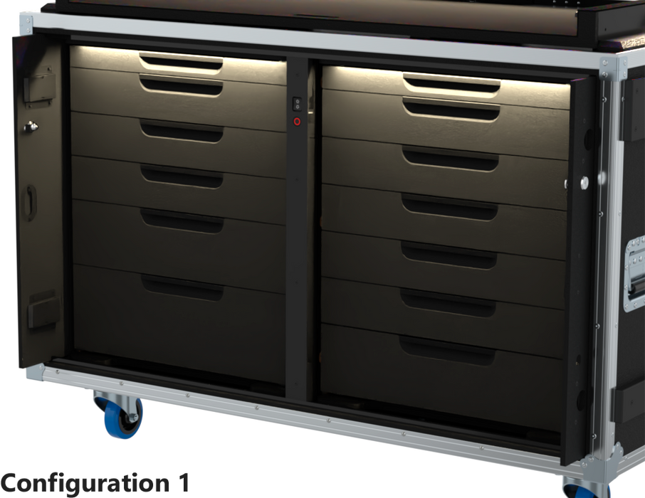 SANTOSOM Regie RG-5A, 120 Series, V.130, 1/4 screens + drawers