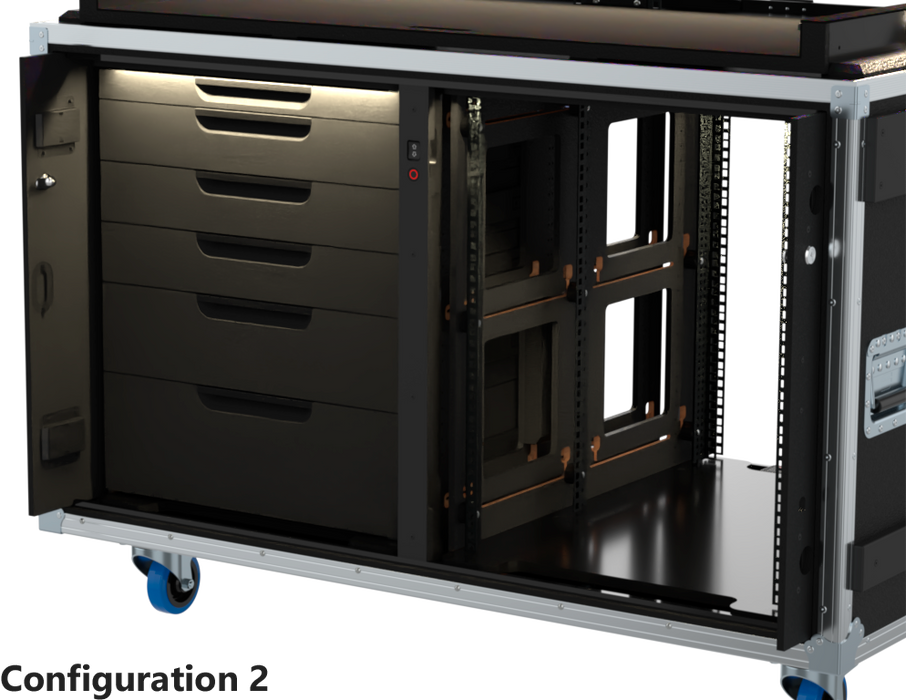 SANTOSOM Regie RG-5A, 120 Series, V.130, 1/4 screens + drawers