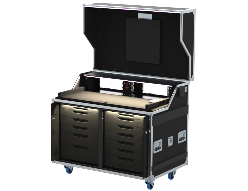 SANTOSOM Regie RG-5A, 120 Series, V.130, 1/4 screens + drawers