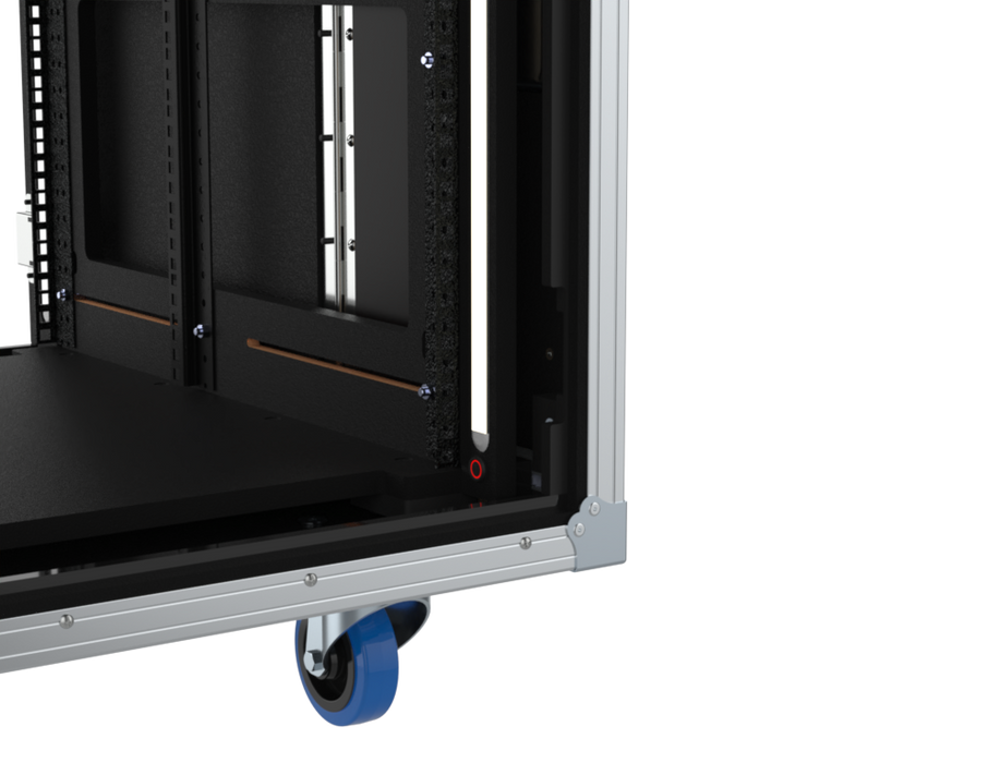 SANTOSOM Regie Single Side Sliding-Rack, 16+2U