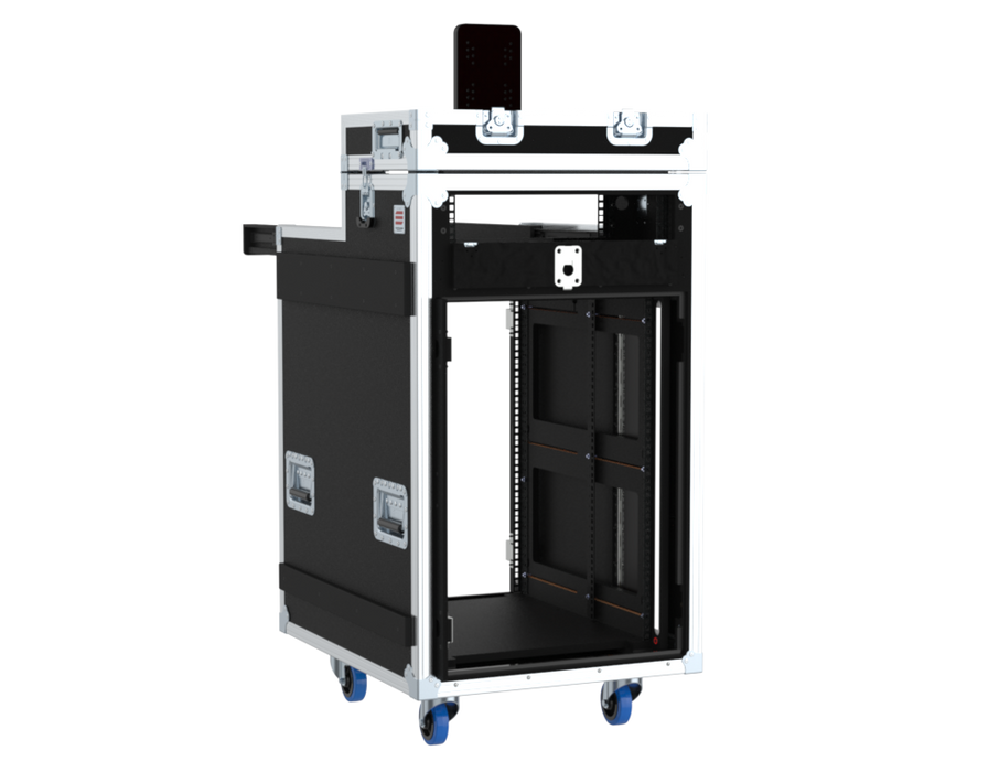 SANTOSOM Regie Single Side Sliding-Rack, 16+2U