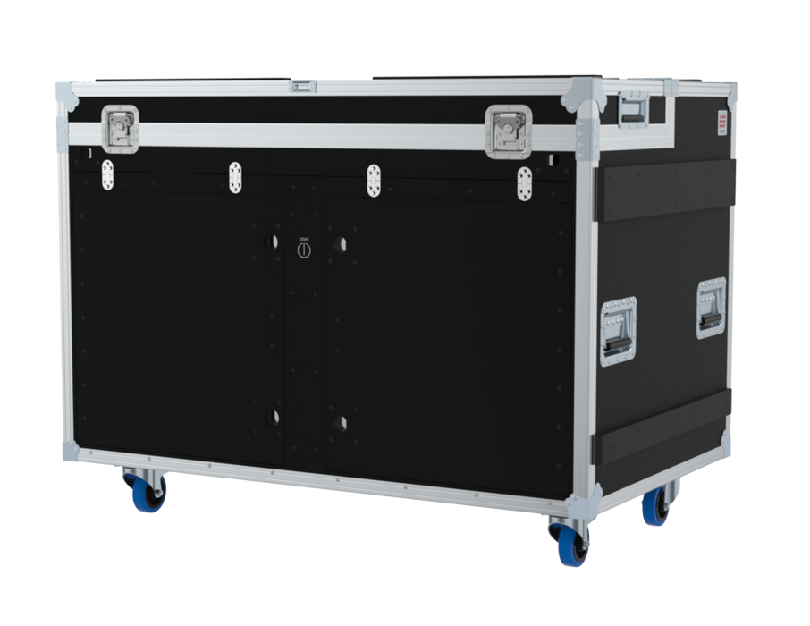 SANTOSOM Regie Double Side Sliding-Rack 130.80.100, 12+2U