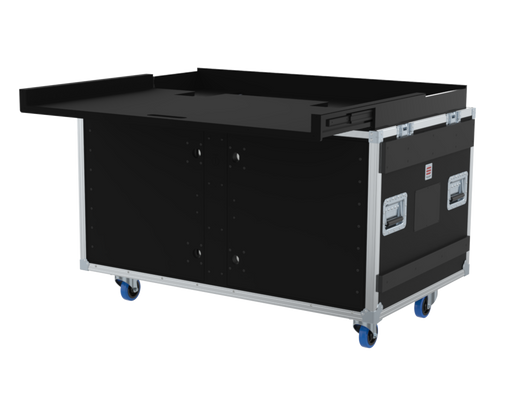 SANTOSOM Regie Double Side Sliding-Rack 130.80.130, 12+12U