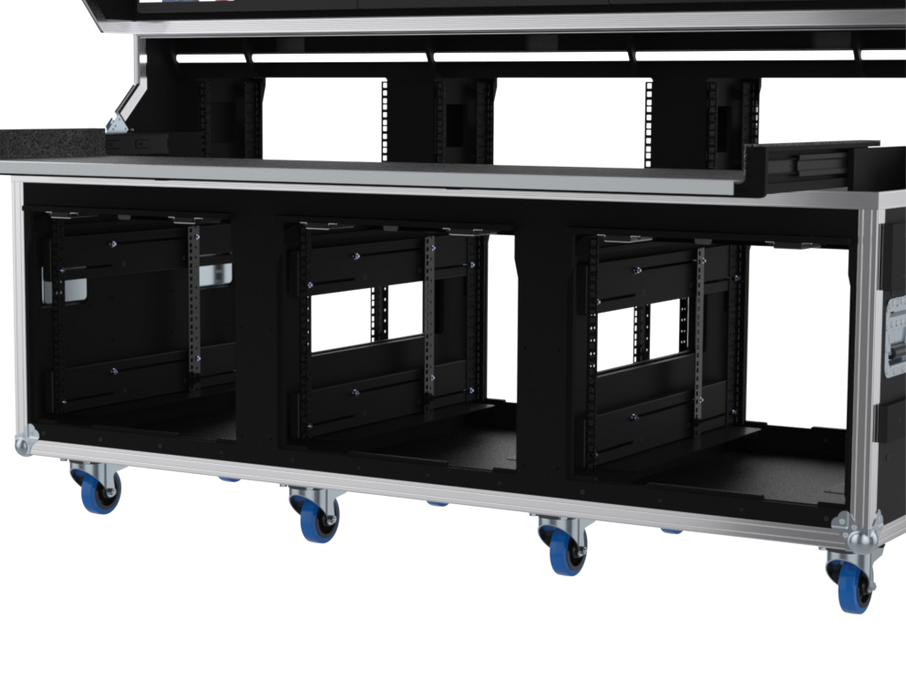 Santosom Video Controller Flight case Regie, RG5D.180, 3 Screens