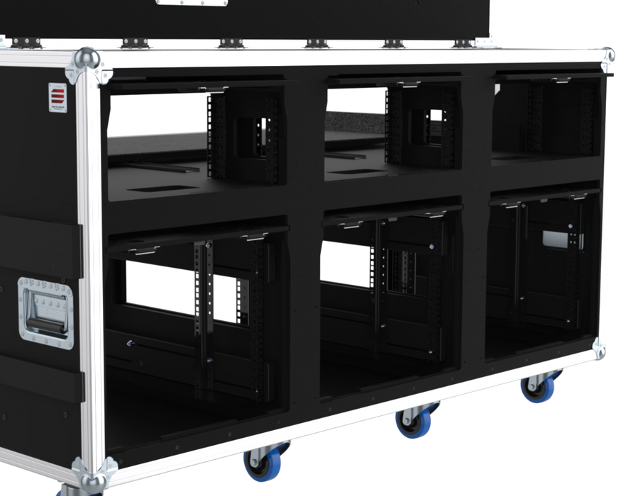 Santosom Video Controller Flight case Regie, RG5D.180, 3 Screens