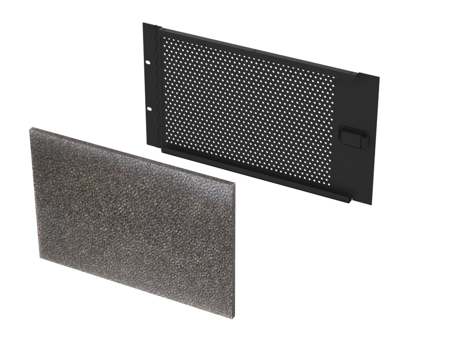 Penn Hardware Ventilation rack door with filter 6U