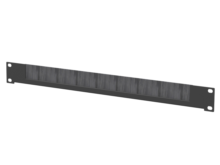 SANTOSOM HARDWARE Rack Panel 1U, 1x Brush Strip