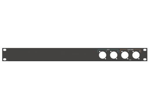 Santosom HARDWARE Rack Panel 1U, 4x D-Size (2 ETH + 2 CASACADE)