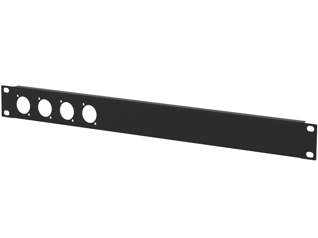 Santosom HARDWARE Rack panel 1U, 4x D-Size