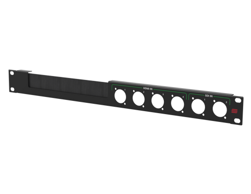 SANTOSOM HARDWARE Painel de Rack 1U, com impressão (HDMI 1-4 / SDI 1-2)