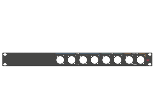 Santosom HARDWARE Rack Panel 1U, (4x-10dB+2xETH+2xCascade)