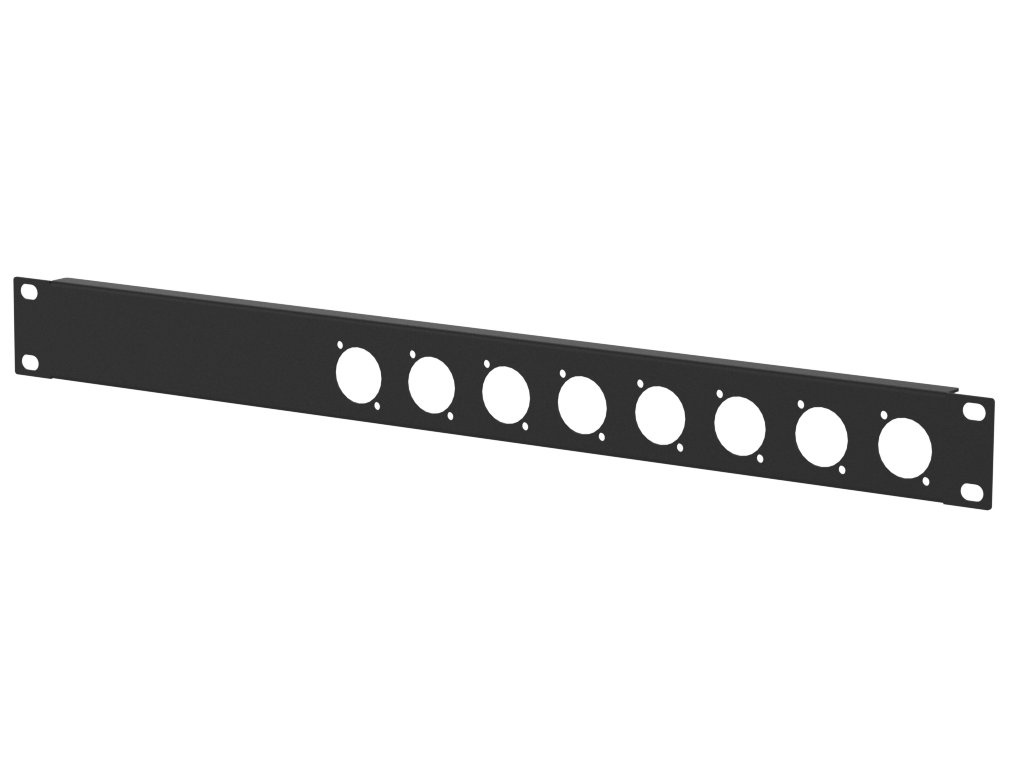 Santosom HARDWARE Rack Panel 1U, 8x D-Series (0+8) — Santosom ...
