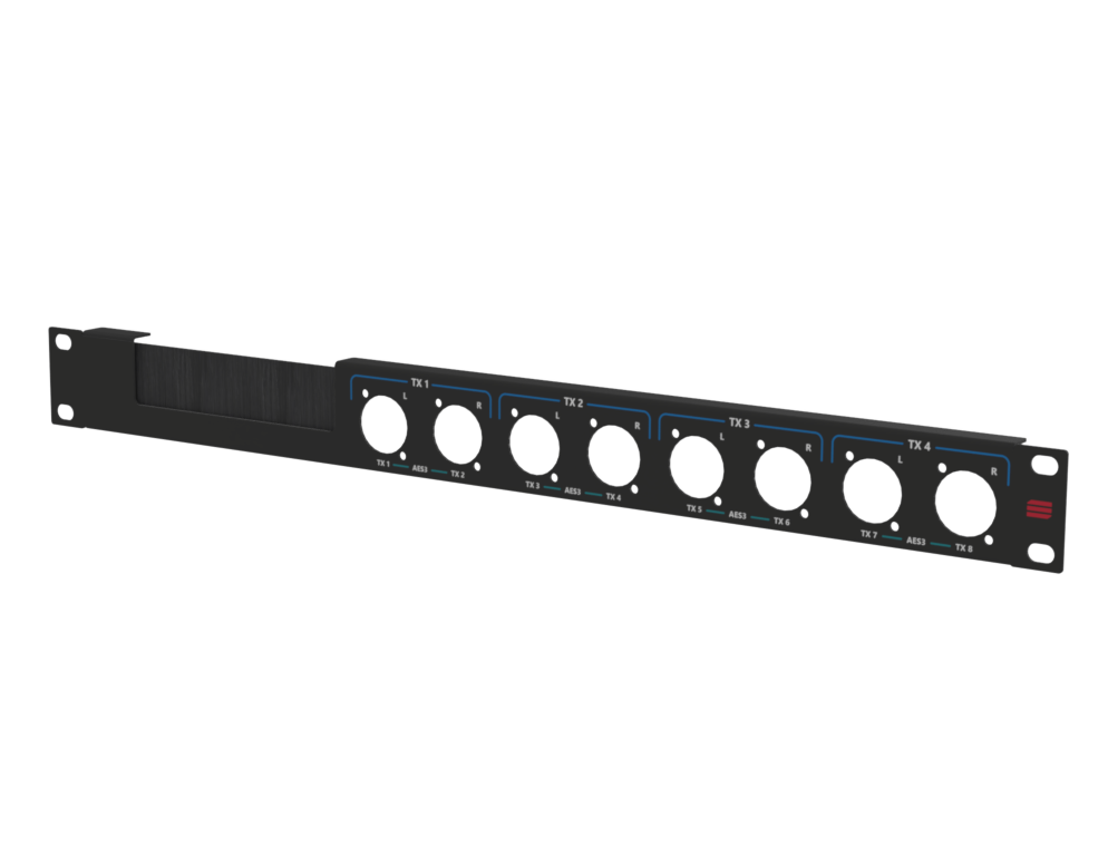 SANTOSOM HARDWARE Painel de Rack 1U, with UV imprints (MIX 1-4)