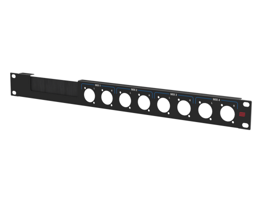 SANTOSOM HARDWARE Painel de Rack 1U, with UV imprints (MIX 1-4)