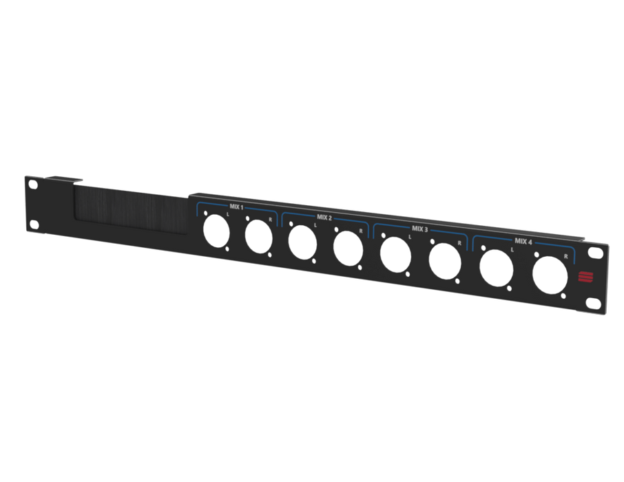 SANTOSOM HARDWARE Painel de Rack 1U, with UV imprints (MIX 1-4)