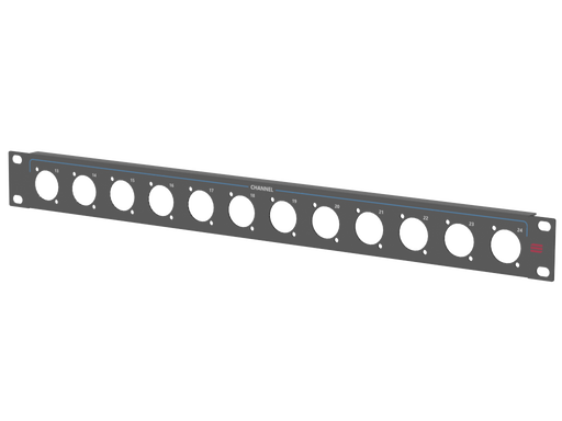 Santosom HARDWARE Rack Panel 1U, 12x D-Size (13-24)