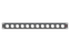 Santosom HARDWARE Rack Panel 1U, 12x D-Size IN (1-12)