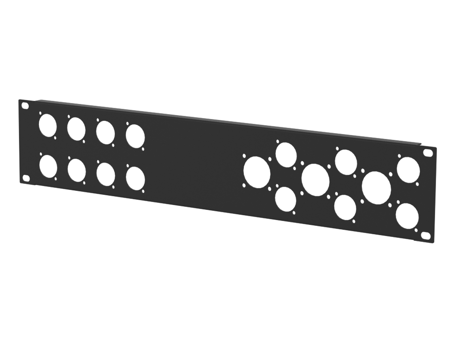 SANTOSOM HARDWARE Rack Panel 2U,14 D-Series, 3 G-Series